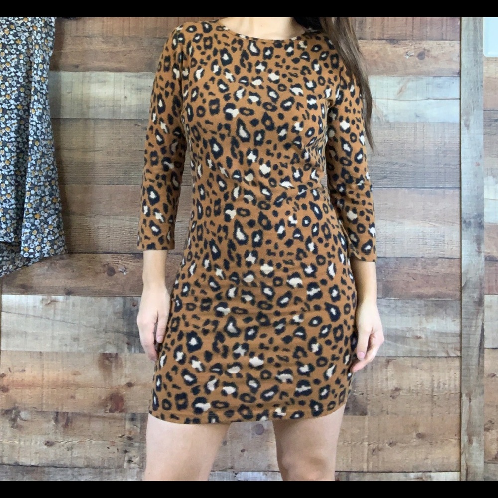 Forever 21 M Leopard print dress